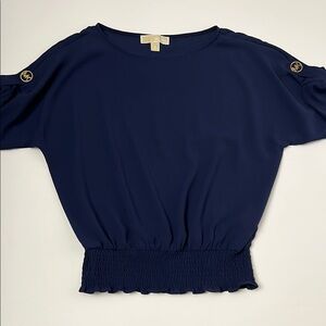 Navy Blue Women's Top